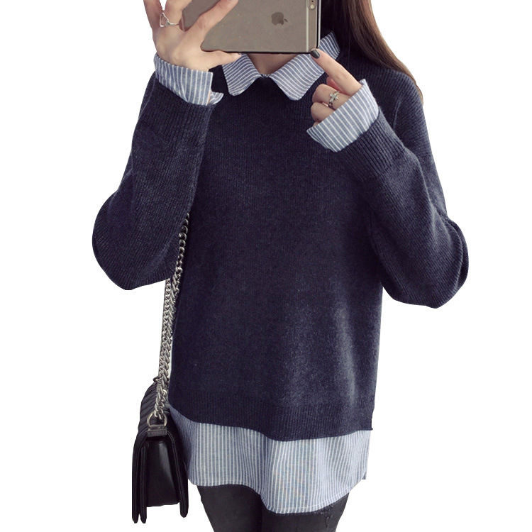 头次见,比卫衣还洋气的针织衫搭小脚裤,老婆穿了,美嫩的不得了