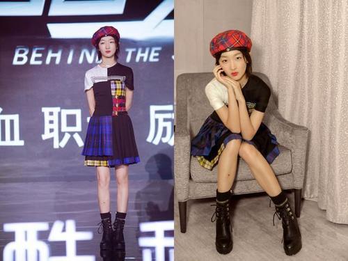 26岁周冬雨厉害！穿衣越来越少女，一身粉色装扮却被细腿抢了风头