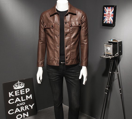 30男人一朵花，要是再配上这些皮夹克外套，简直就是锦上添花