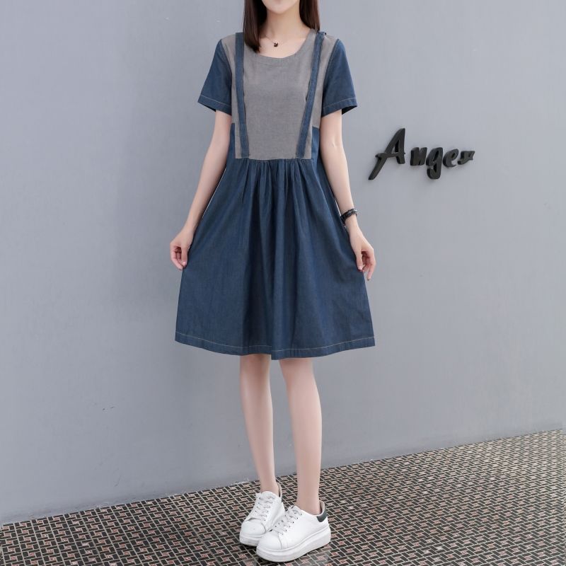 200斤姐姐嫩得像18岁，原来竟穿了5XL大码裙!洋气又显瘦