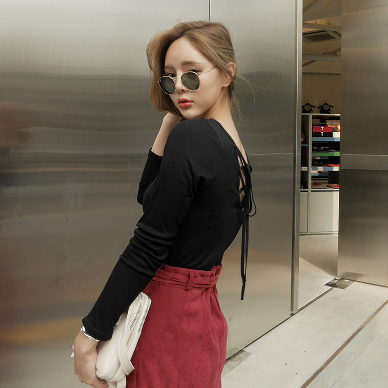 现在的打底衫简直了，忒修身显瘦，忒有型显气质