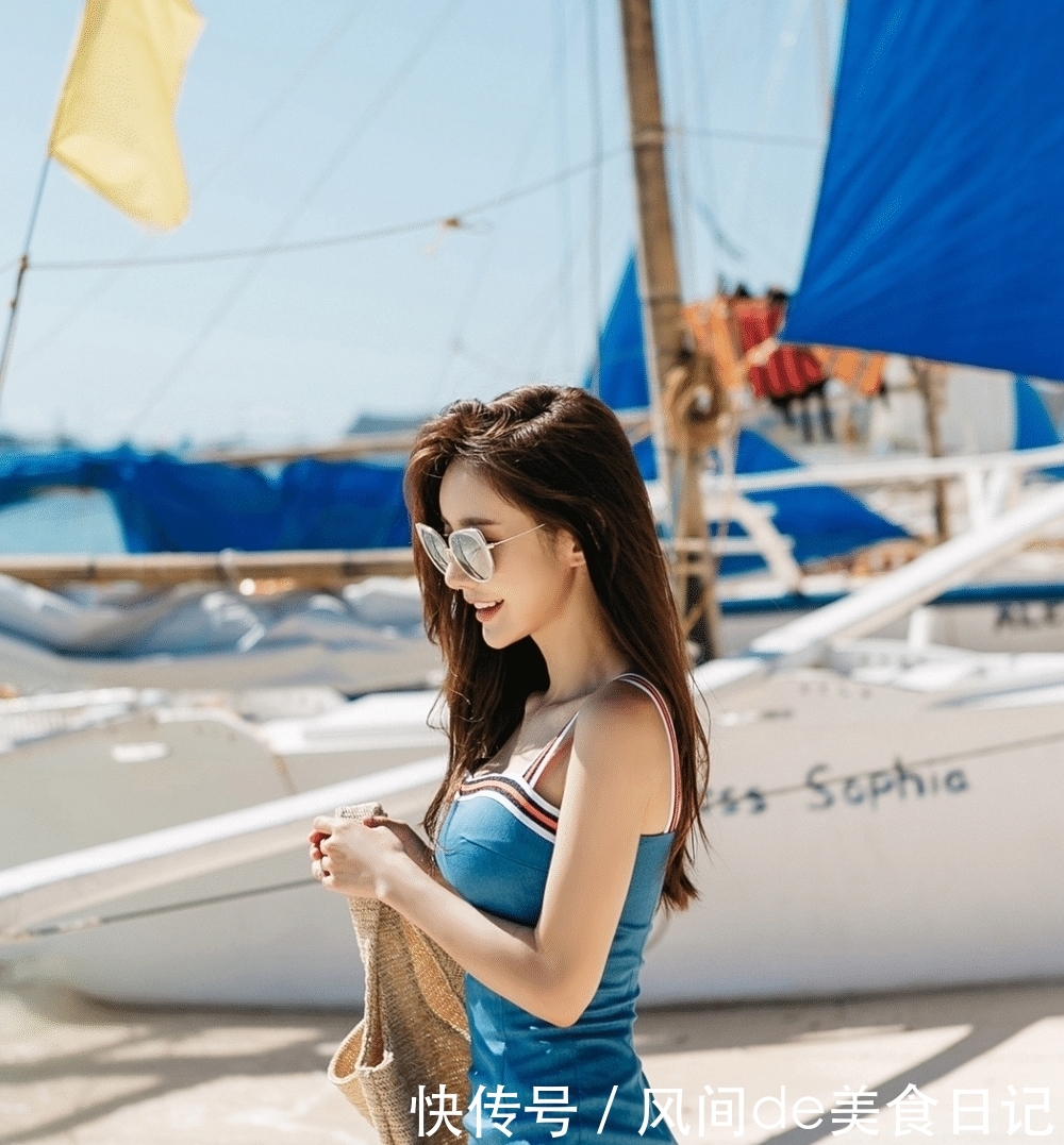 「 美女」修身显瘦收腰又露背, 尽显美女迷人身段!,性感甜美的泳衣小姐姐,