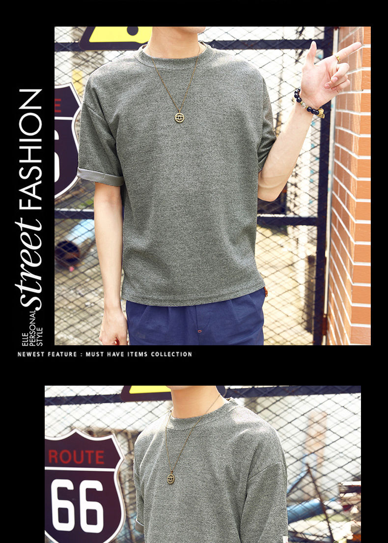 日系文艺范中袖T恤:弹力顺滑，冰感速干