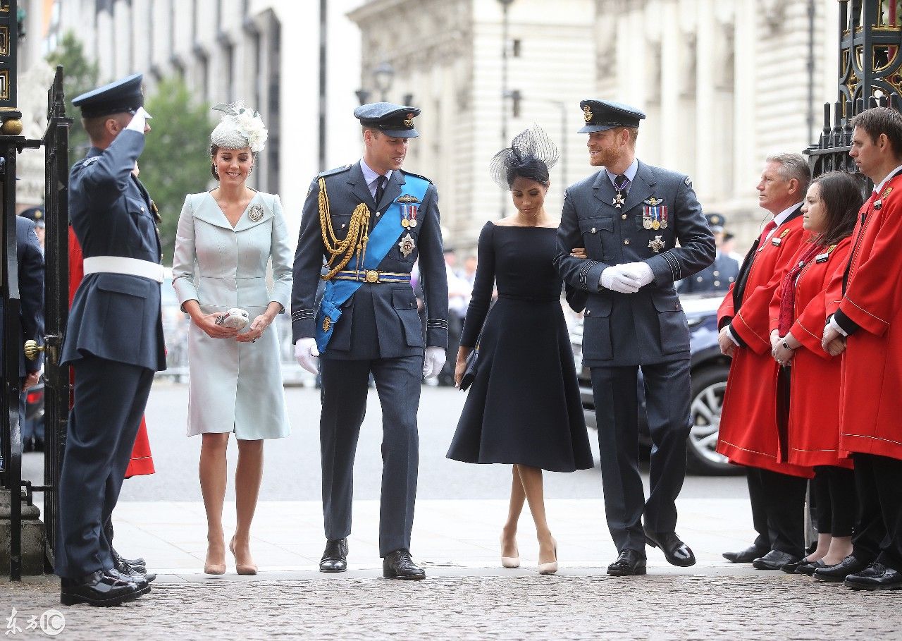 37岁梅根王妃和36岁凯特王妃再度同框 这次终于不输给嫂嫂凯特了