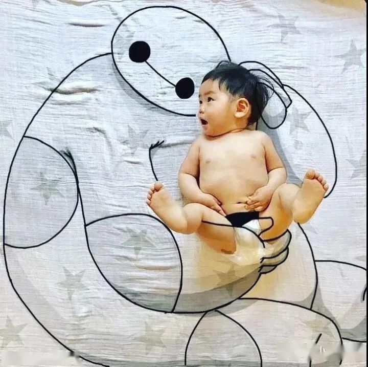  「作品」会画画的老爸把儿子画进了宫崎骏的作品，这才叫真正的“晒娃”！