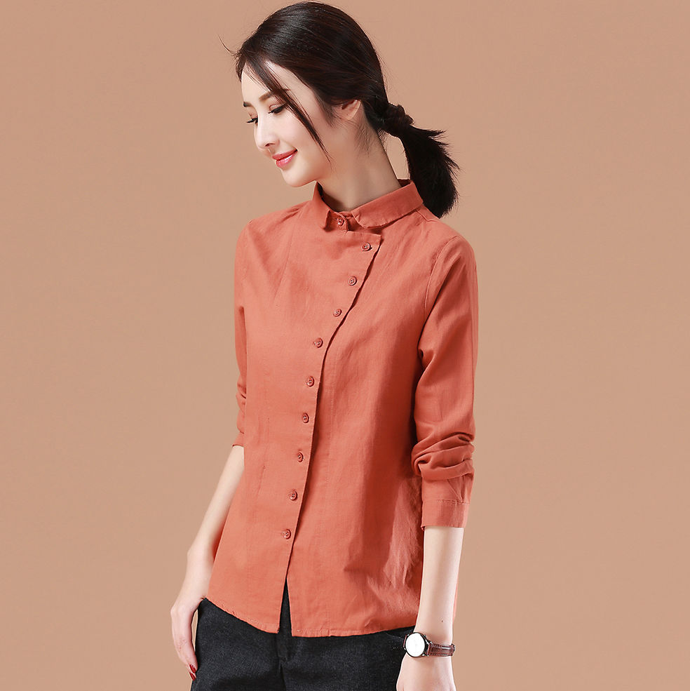 入秋后，老婆就买了这些“秋衫”，配棉麻裤，美嫩的不得了