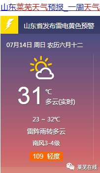 强降水+雷电+大风！山东发布雷电黄色预警！注意早回家！