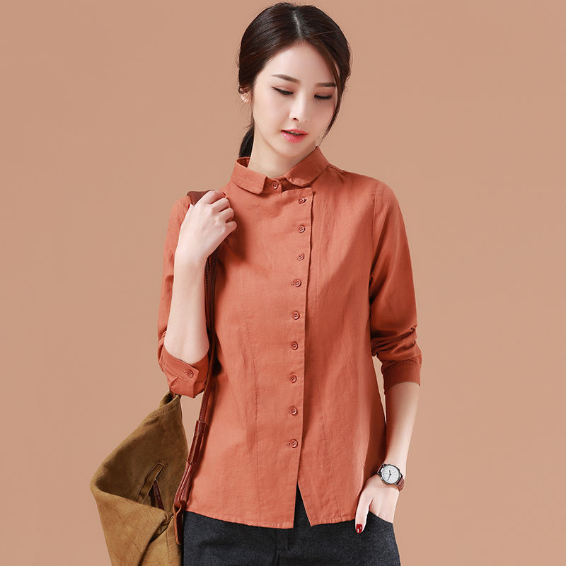 入秋后，老婆就买了这些“秋衫”，配棉麻裤，美嫩的不得了