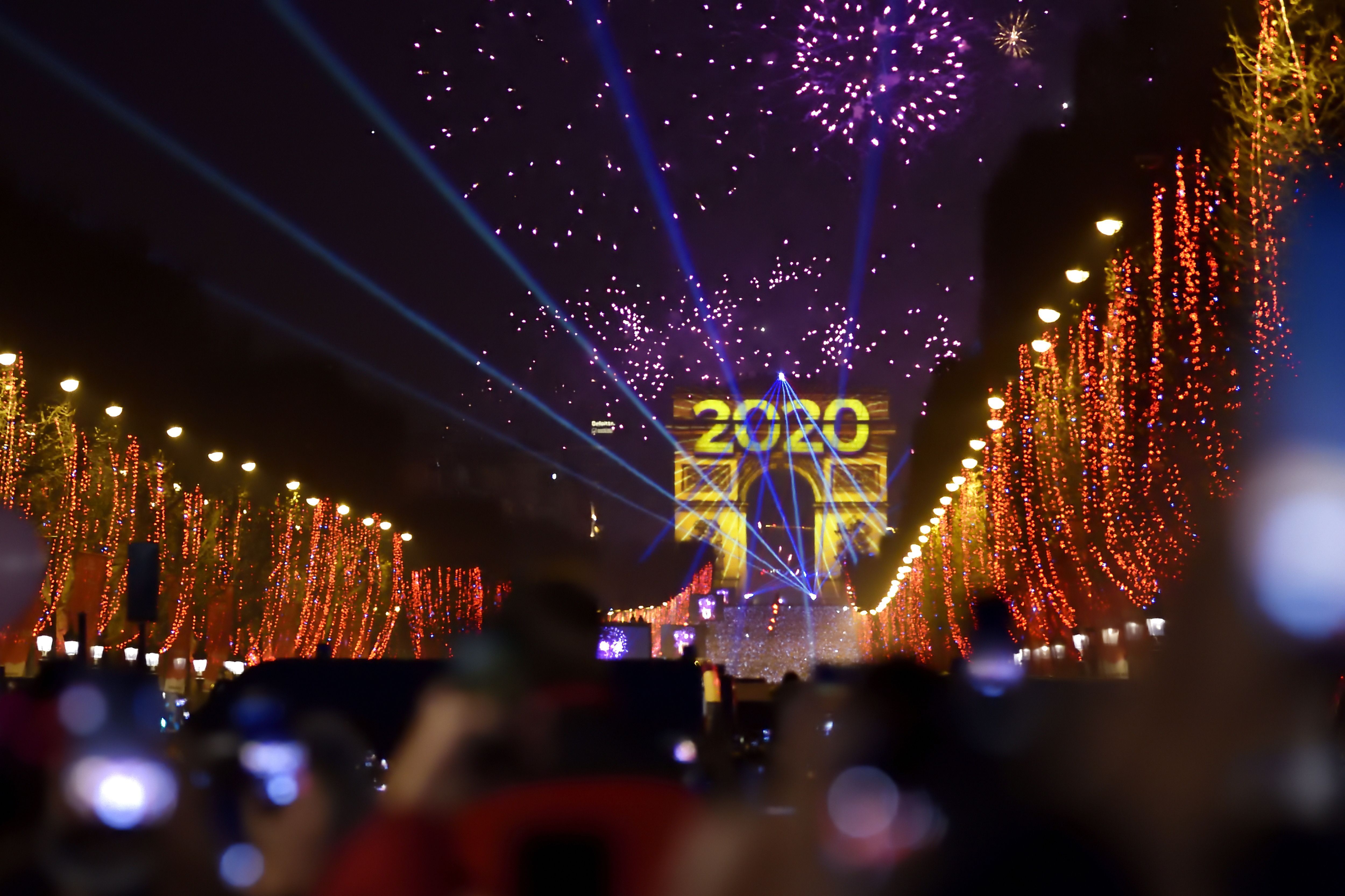 新年的第一个烟花