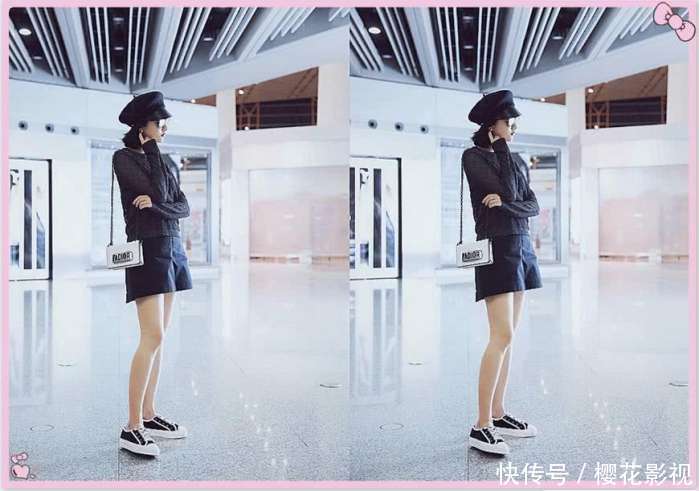 景甜巴黎时装周穿镂空裙装, 网友: 她穿就对了, 别人穿就成渔网了