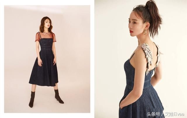 赵丽颖打脸谣言?高跟鞋塑身裙装扮美出新天际,一点不像怀孕样子