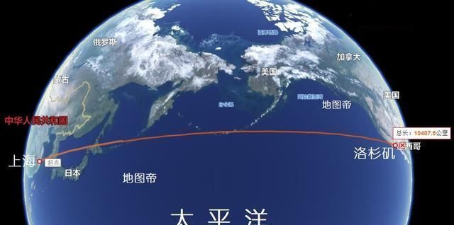 上海去洛杉矶的航班，为何绕弯飞过俄罗斯和加拿大？