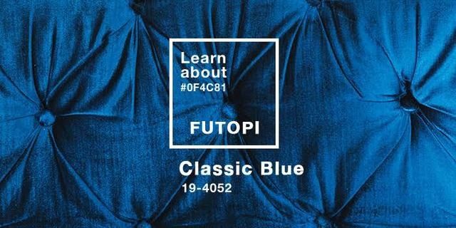  蓝色@潘通PANTONE2020年流行色，支付宝已收到