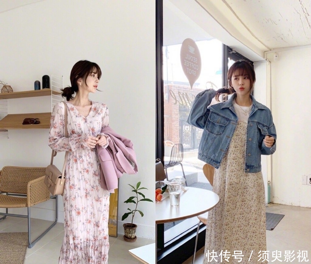 「半身裙」论温柔风与春天的适配性!这组搭配告诉你,照着穿秒变女神本神