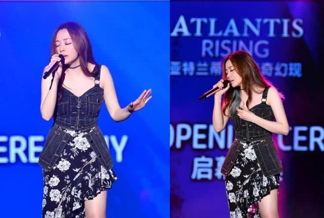 张靓颖穿牛仔裤背心被炸开，网友：这胯宽到让人怀疑人生