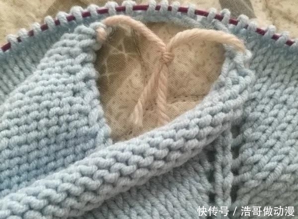  [编织]鱼骨加针套头毛衣，简单好看，可以织一件