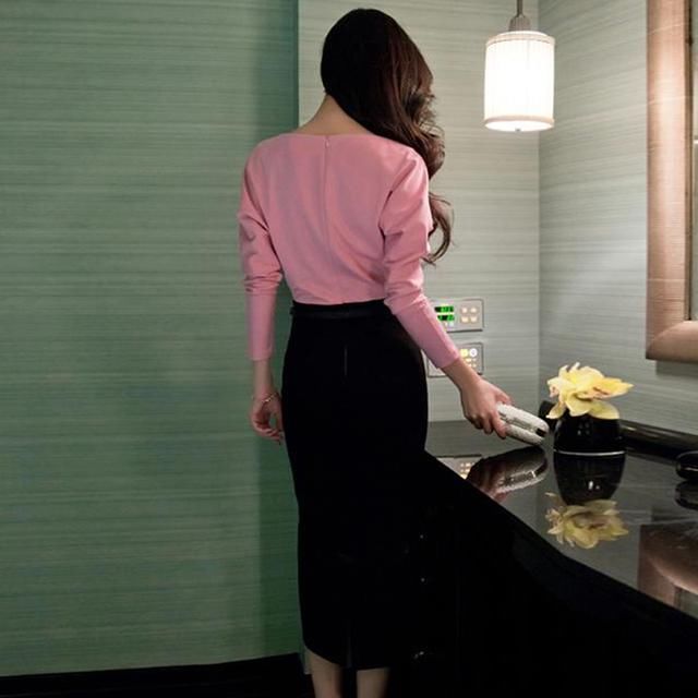 办公室的女人，穿OL紧身包臀裙最迷人，知性优雅，显性感妩媚感