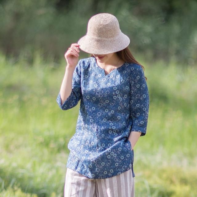 清新亚麻文艺衫，清凉色，让简单和美好每天伴随你