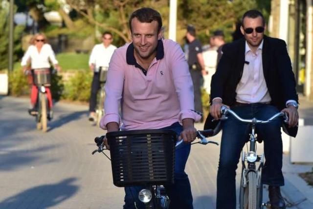 法国总统穿波点沙滩裤竟然这么帅