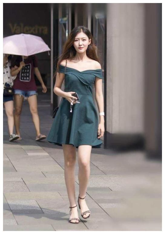 街拍：图1肤白貌美，图3个性精致，图8身材火辣