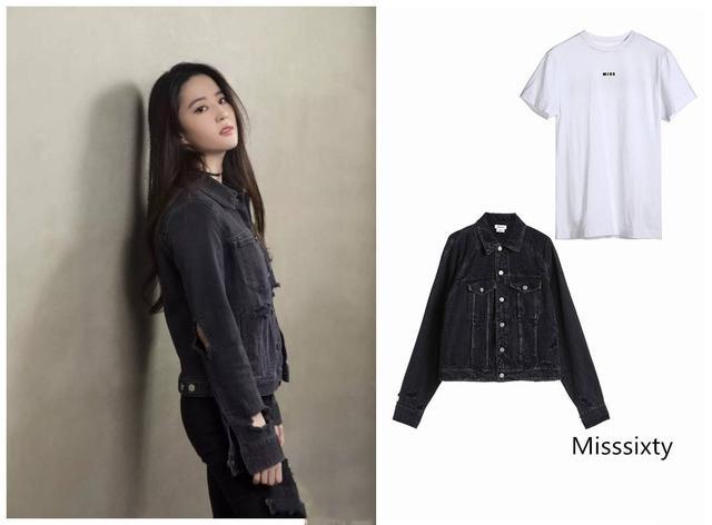 刘亦菲瘦回来了！变成尖下巴的刘天仙穿牛仔裙配丸子头仙气满满！