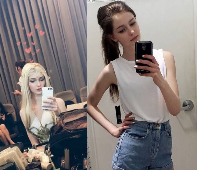 她年仅17岁却酷似精灵，生活照更是美到爆炸，网友：真假难辨！