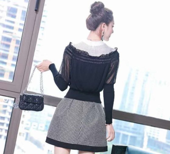 小个子短腿女生，清新娇俏小香风套装，视觉挑高足有10公分