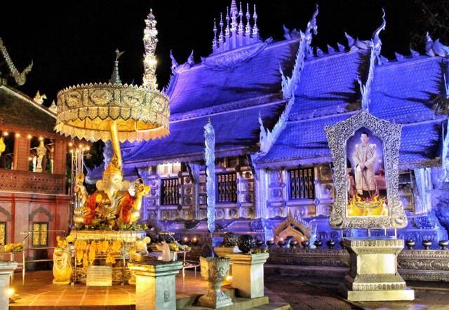 泰国最耀眼的寺庙，纯银打造精美绝伦，游客慕名前来