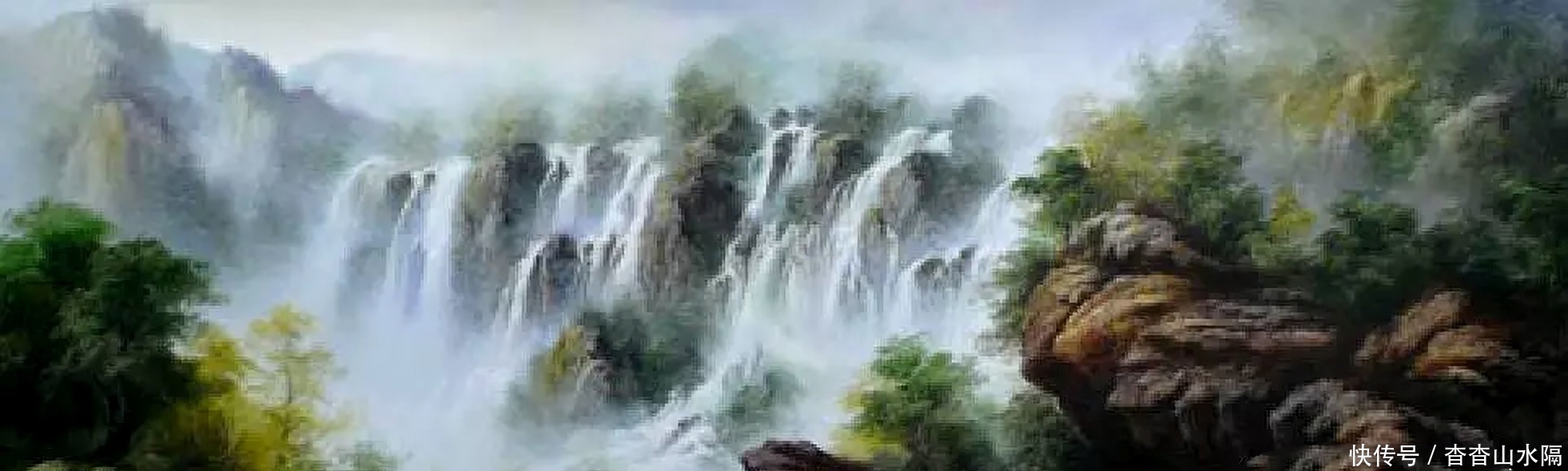 珍藏版山水画刀画，快收藏！