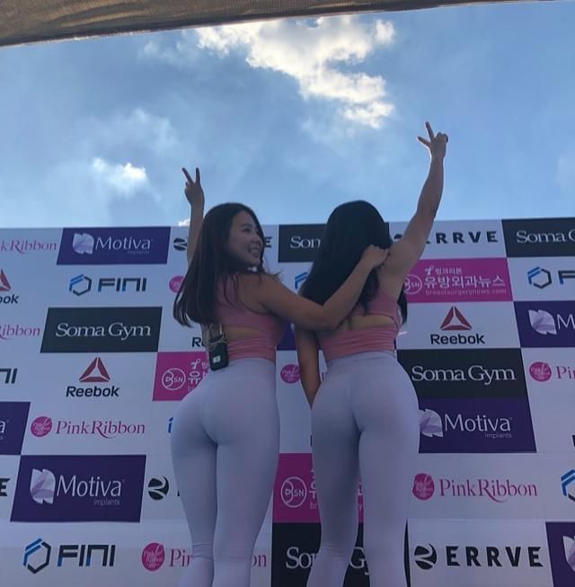 丰腴健身女神，微胖身材曲线婀娜，不输卡戴珊