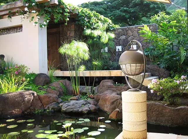 精选 | 32个别墅花园养鱼池设计方案