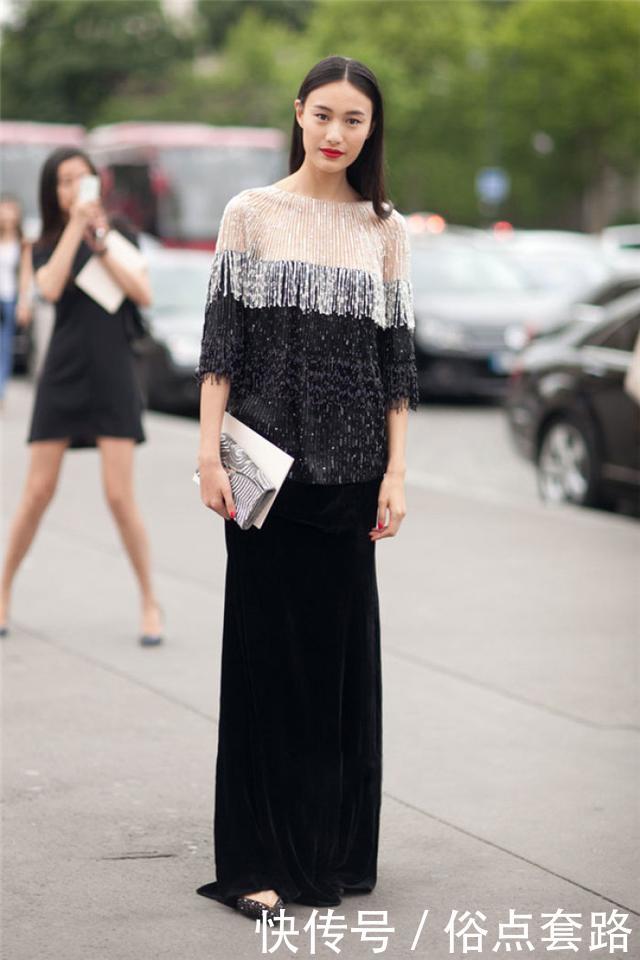 奚梦瑶真丝睡衣出街,何穗大秀骨感美背!这就是超模!