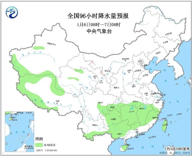 暴雨再次显现！4日~9日（未来五天）全国暴雨大雪覆盖以下区域