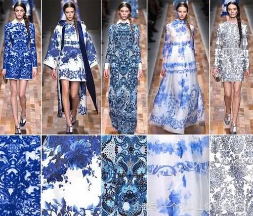 适合夏日的青花瓷,从凯特王妃到傻脸娜,谁把中国元素穿得最美