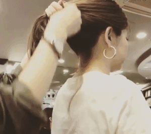 30秒get马思纯baby热巴同款夏日清凉扎发