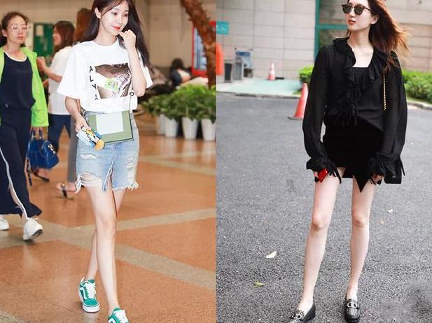 江疏影短裙剪剪破，李菲儿裙子上开大洞，秀腿新技能