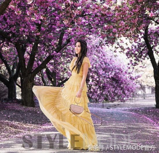 穿上雪纺裙让你立马变身仙女