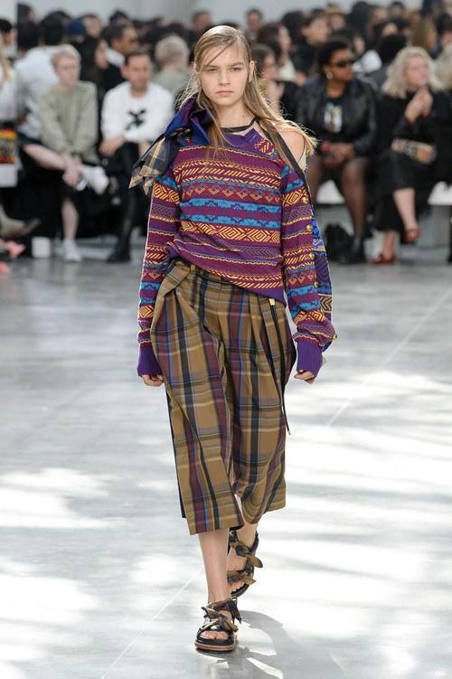 2019春夏时装周上这个小众的牌子 Sacai简直美的不像话