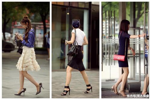 穿高跟鞋的女人最美，最喜欢图六姐姐的荷叶边包臀裙搭配