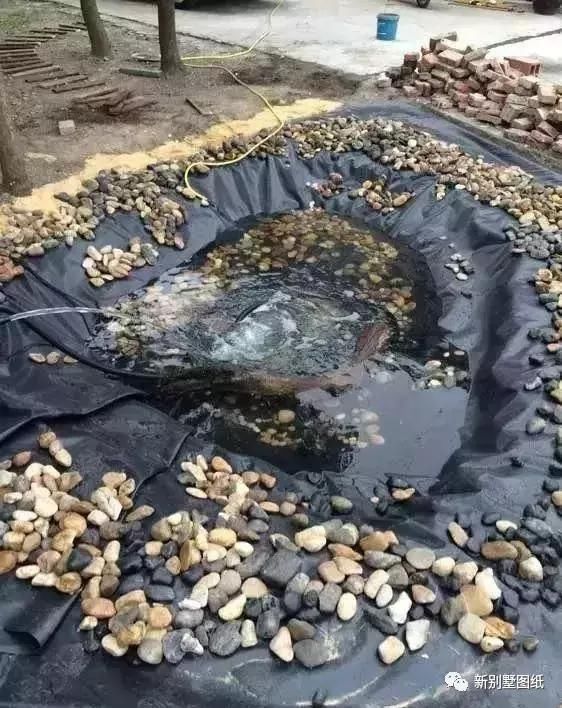 庭院设计|农村大叔手把手教你，一个人挖池塘，小院从此美美的