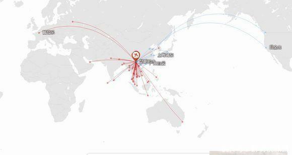 我国主要城市国际直飞航线排名：谁才是真正的国际航空港