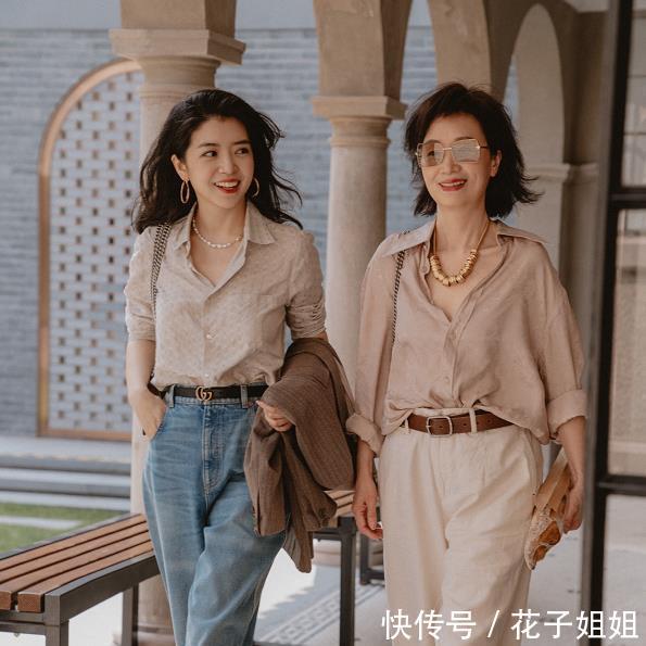 炎热的夏■女人50岁以后,尽量少穿t恤,今夏学三木妈妈这样穿,时髦优雅