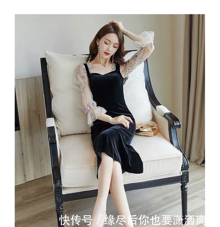  鱼尾裙■性感与妩媚缺一不可，展现出女性迷人的锁骨