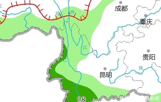  「南部的部分」云南及时雨！大面积降雨覆盖全省！新一轮中雨大雨将分布云南如下