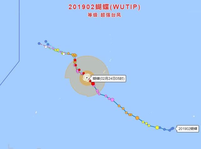 台风蝴蝶突破17级完成大逆袭，但美国预报真正的巅峰还没到…