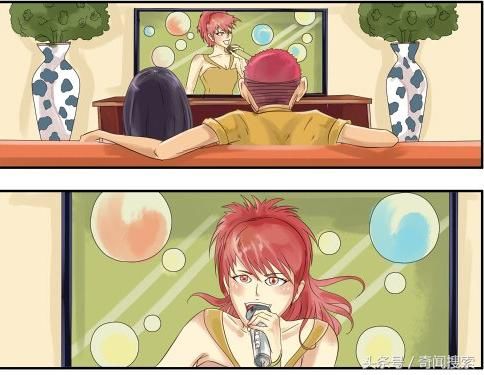 搞笑漫画：女友“贞子版”的新发型，走在大街上很拉风！