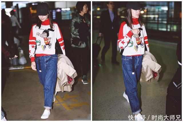 董洁真是扮嫩界的鼻祖！明明38岁的年纪却硬把自己捯饬成高中生