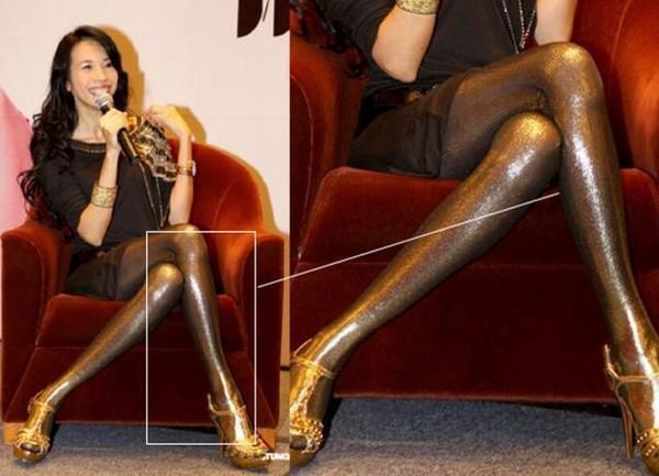 杨幂颜值那么高全被这红色丝袜毁了，孙俪这更土鳖!