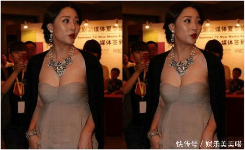 38岁殷桃出席活动尽显贵气感，“微胖”身材穿抹胸裙更美上天境