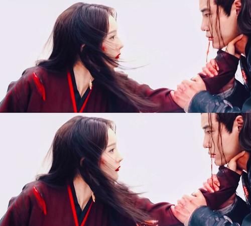 杨幂的“扶摇妆”比白浅好看一万倍，怪不得阮经天对她摸脸杀！